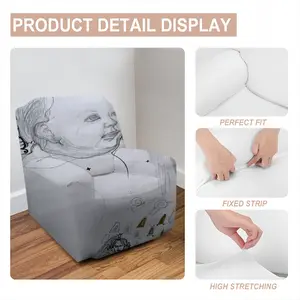 Baby - Drawing Pencil Single Person Sofa Cover