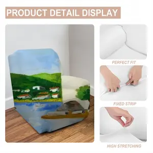 Cadaques (Spain) Single Person Sofa Cover