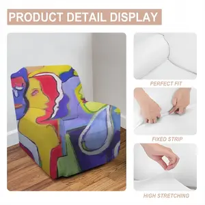 Woman Talk Single Person Sofa Cover