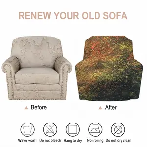 Golden Drops Single Person Sofa Cover