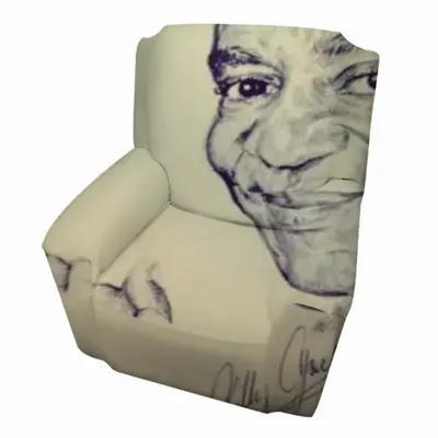 Bill Cosby Portrait Single Person Sofa Cover