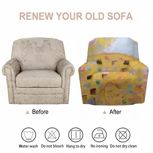 Yelow Single Person Sofa Cover