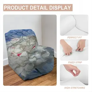 ”White Peony” Single Person Sofa Cover