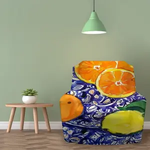 Oranges Single Person Sofa Cover