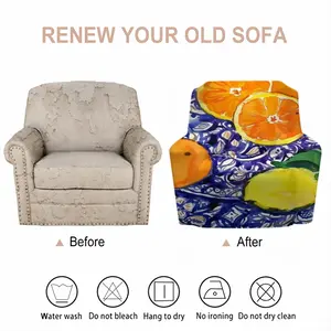 Oranges Single Person Sofa Cover