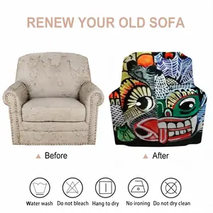 Two-Faced Demon Single Person Sofa Cover