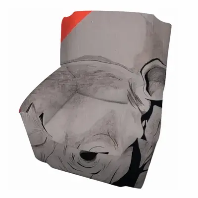 Rhinoceros Animals Wild Africa Tanzania Namibia Single Person Sofa Cover