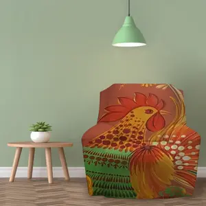 Joyous Rooster Single Person Sofa Cover