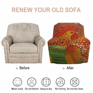 Joyous Rooster Single Person Sofa Cover