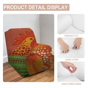 Joyous Rooster Single Person Sofa Cover