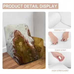 Gold Poppy Single Person Sofa Cover