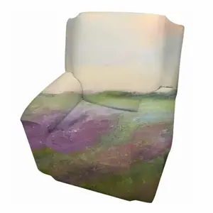 Lavender Field Single Person Sofa Cover