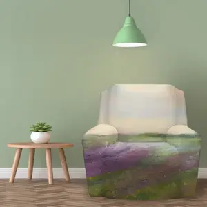 Lavender Field Single Person Sofa Cover