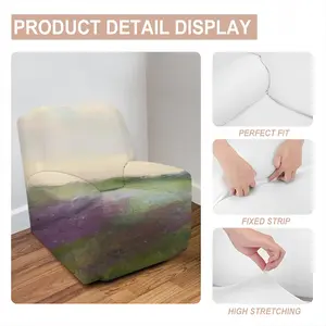 Lavender Field Single Person Sofa Cover