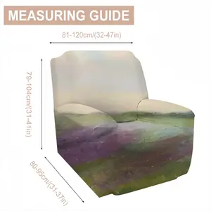 Lavender Field Single Person Sofa Cover