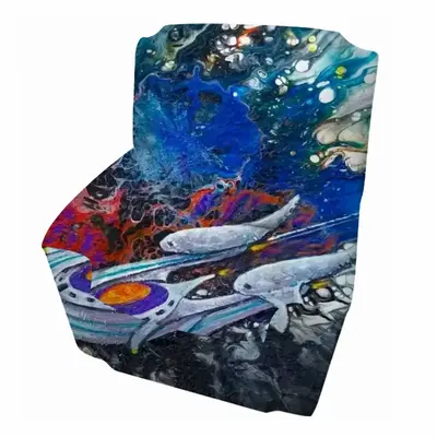 Space Flight Single Person Sofa Cover