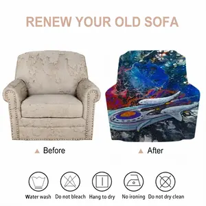 Space Flight Single Person Sofa Cover