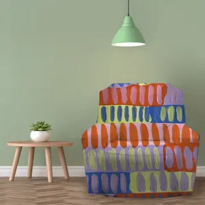 Simple Visual Single Person Sofa Cover