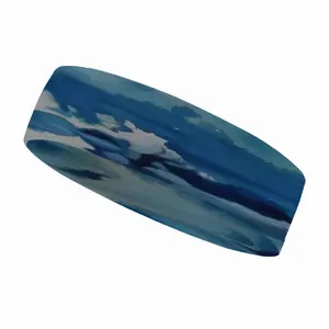 Ocean Clouds Sports Sweatband