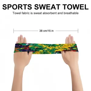 Inish Beg Garden Baltimore Ireland Sports Sweatband