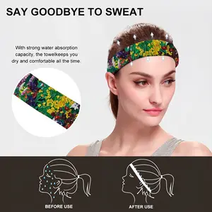 Inish Beg Garden Baltimore Ireland Sports Sweatband