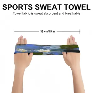 Water Lilies Sports Sweatband