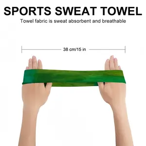 Vibrations - In A Garden Sports Sweatband