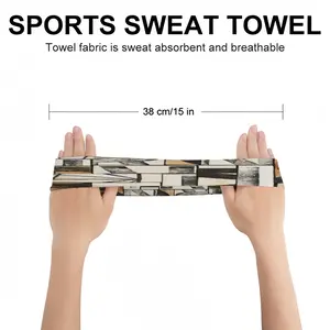 Emergency Optimism (Collage) Sports Sweatband