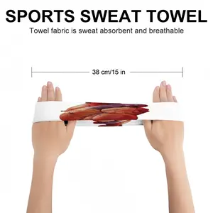 I Love You Sports Sweatband