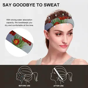 Tulips Sports Sweatband