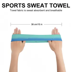 The Sunrise Sports Sweatband