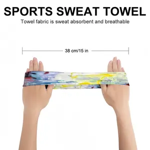 Sparkling Glass Sports Sweatband