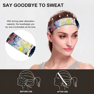 Sparkling Glass Sports Sweatband