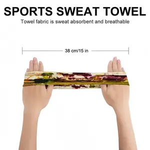 Blooming Cherry Trees Sports Sweatband