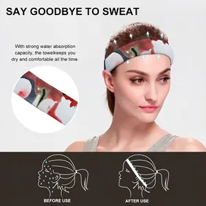 Hibiscus Sports Sweatband