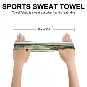 Minnihaha-Curling Waterfall Sports Sweatband