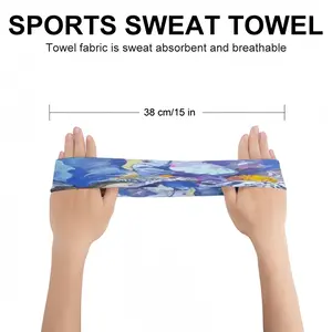 Irises Sports Sweatband