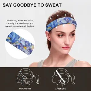 Irises Sports Sweatband