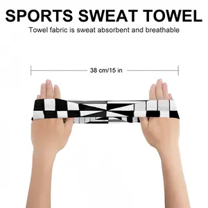 Grey Areas In Between Sports Sweatband