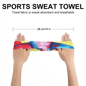 African Mask Family Sports Sweatband