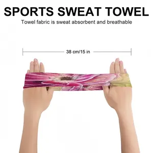 Smell Of Rose Sports Sweatband