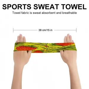 Raspberry Sports Sweatband