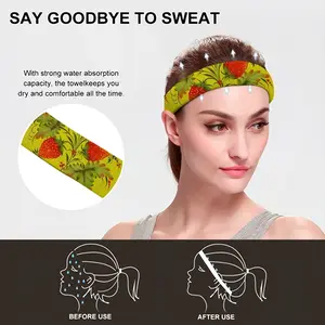 Raspberry Sports Sweatband