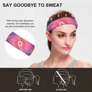 Connection Of Love Sports Sweatband