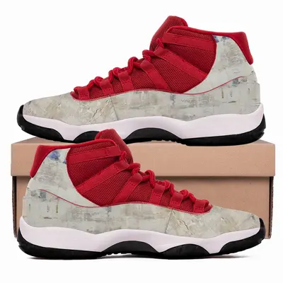 Men White Medina HD11 Basketball Sneakers