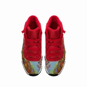 Men Two Autumn Trees HD11 Basketball Sneakers