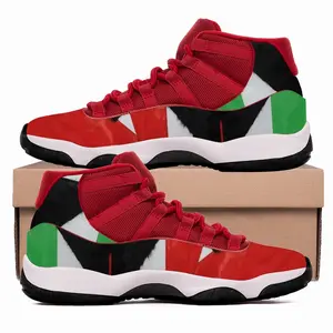 Men Pubic Flag Italy HD11 Basketball Sneakers