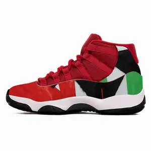 Men Pubic Flag Italy HD11 Basketball Sneakers