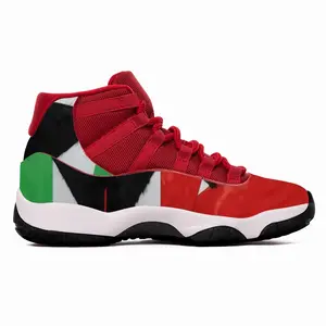 Men Pubic Flag Italy HD11 Basketball Sneakers