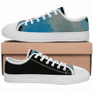 Men Black Silverturquoise Animal Spirit Retro Canvas Shoes